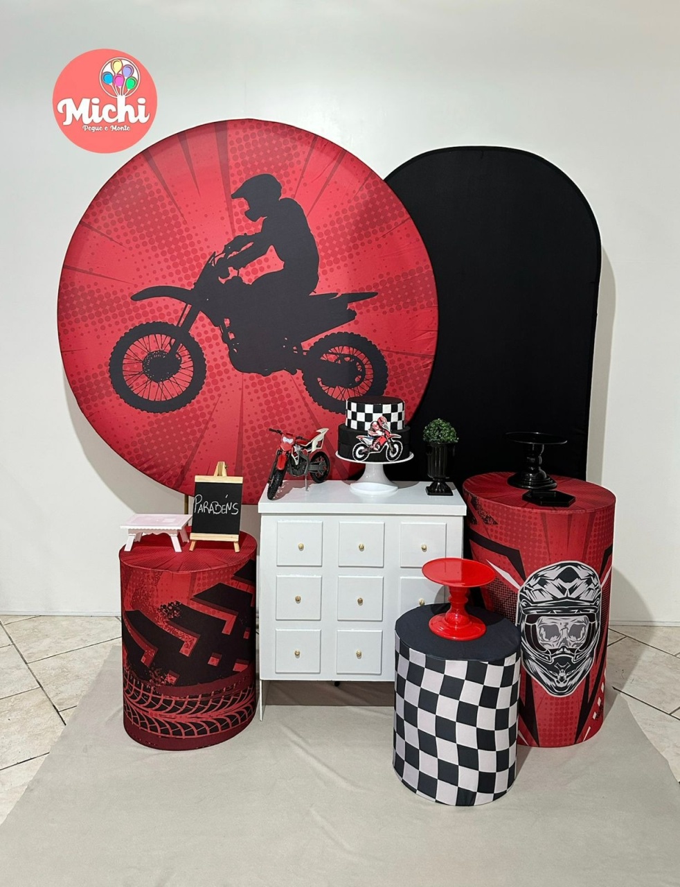 Kit 3 Motocross    - Michi Pegue e Monte