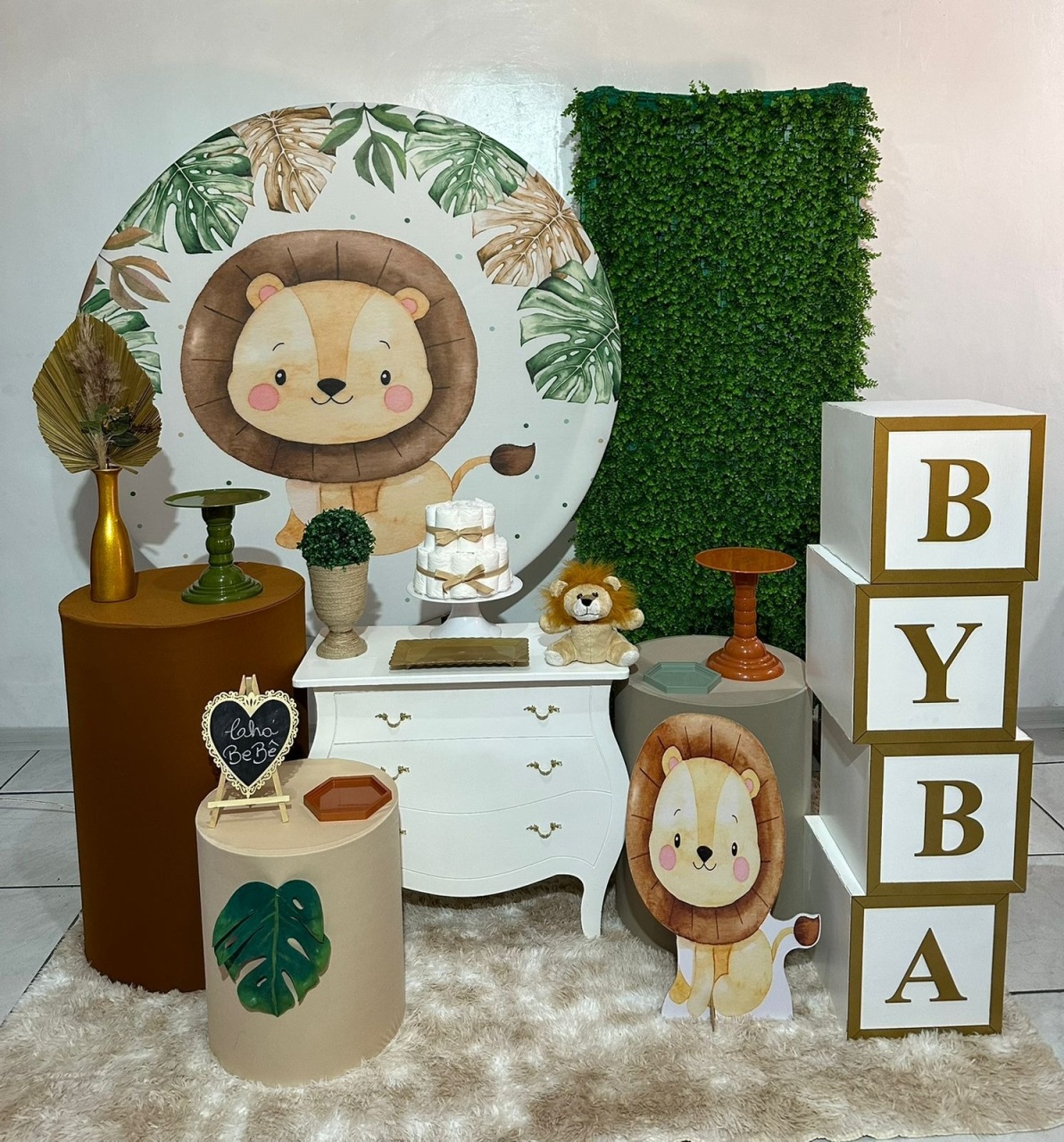 Kit 3 Leão Baby    - Michi Pegue e Monte