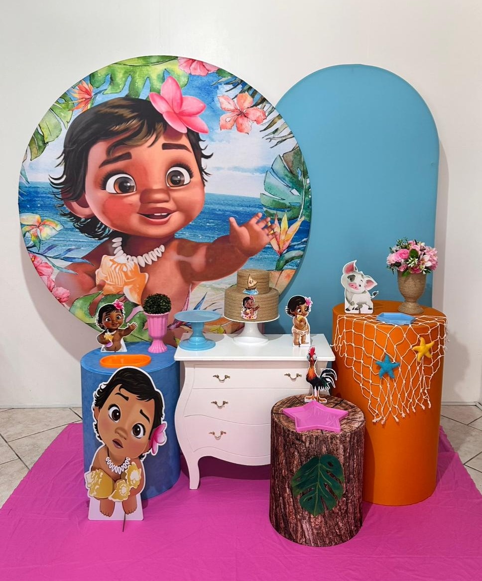 Kit 3 Moana Baby  - Michi Pegue e Monte