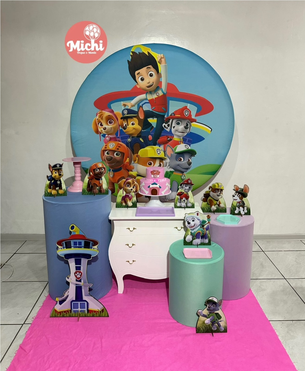Kit 1 Patrulha Canina Menina (Cópia 1) - Michi Pegue e Monte