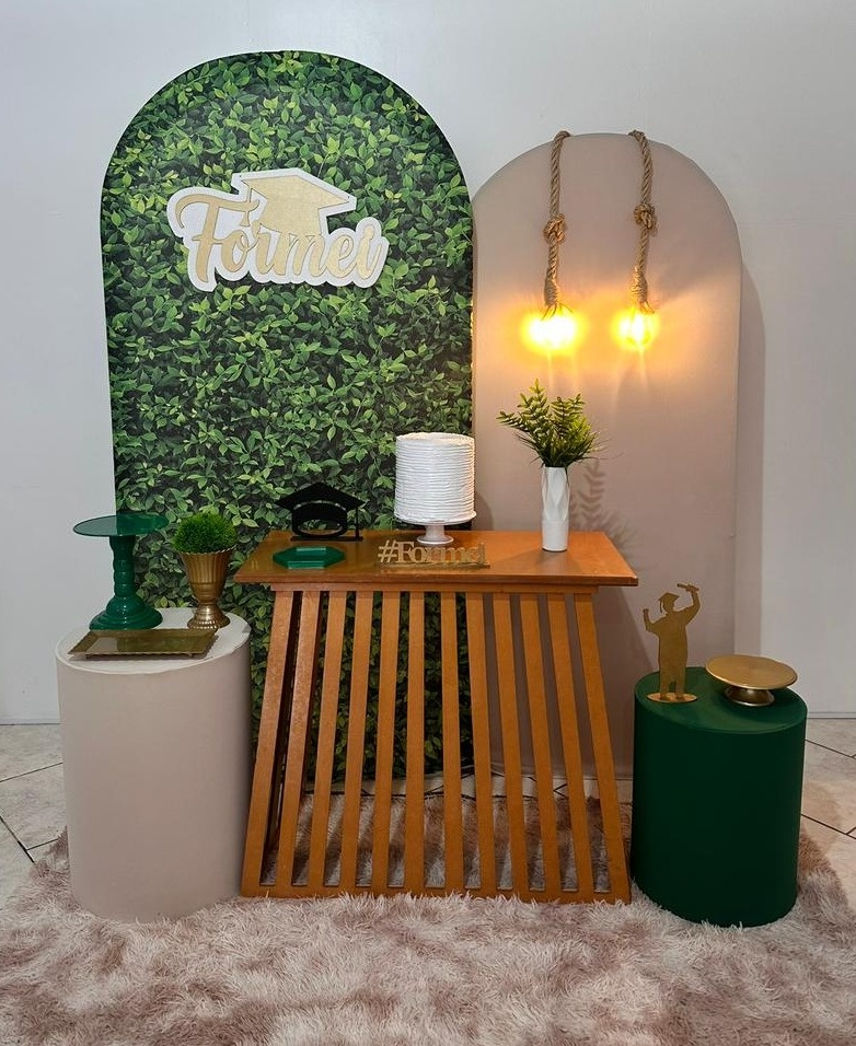 Kit Formatura Folhagem E Nude  - Michi Pegue e Monte