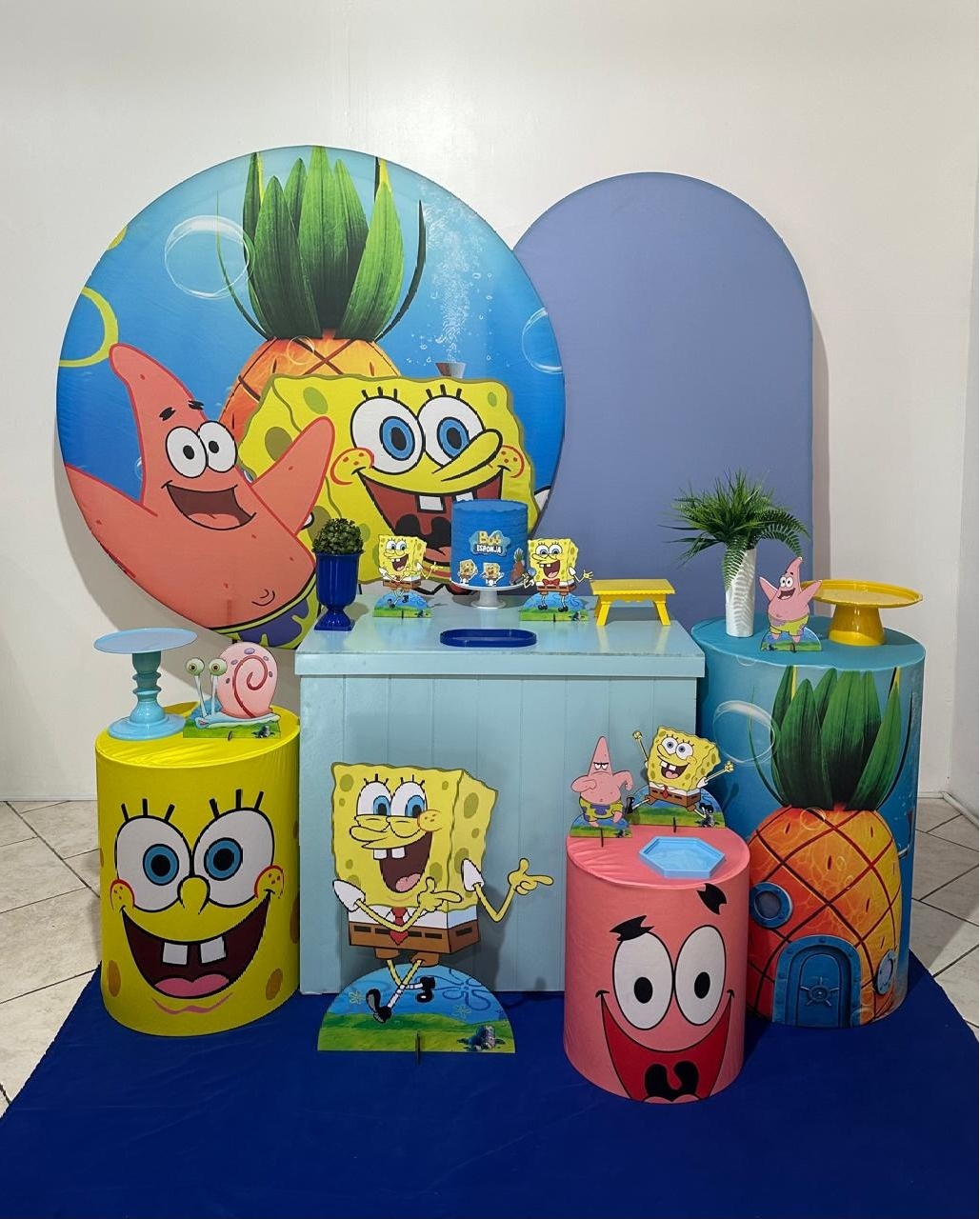 Kit 4 Bob Esponja Menino Capas Estampada  - Michi Pegue e Monte