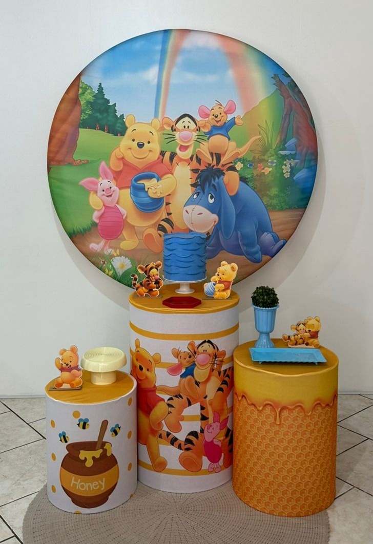 Kit 1 Ursinho Pooh - Michi Pegue e Monte