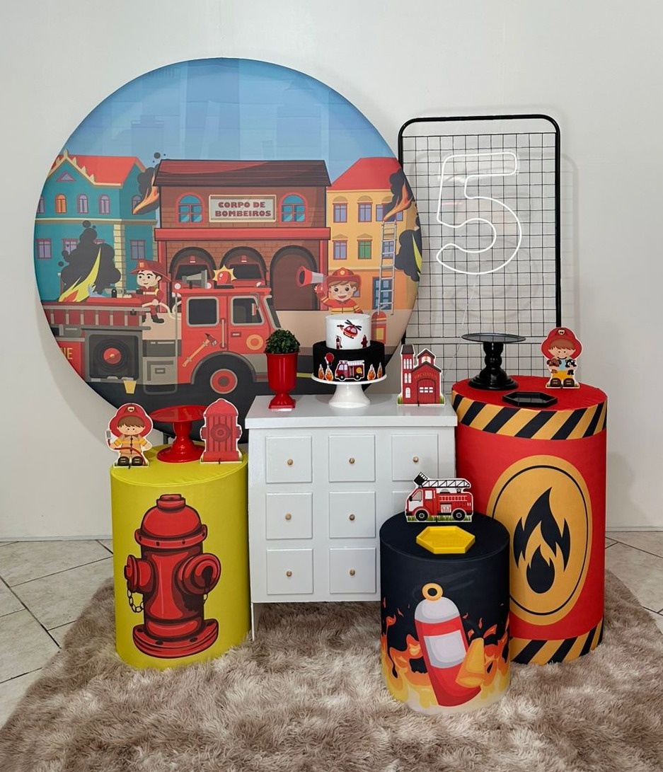 Kit 3 Bombeiro  - Michi Pegue e Monte
