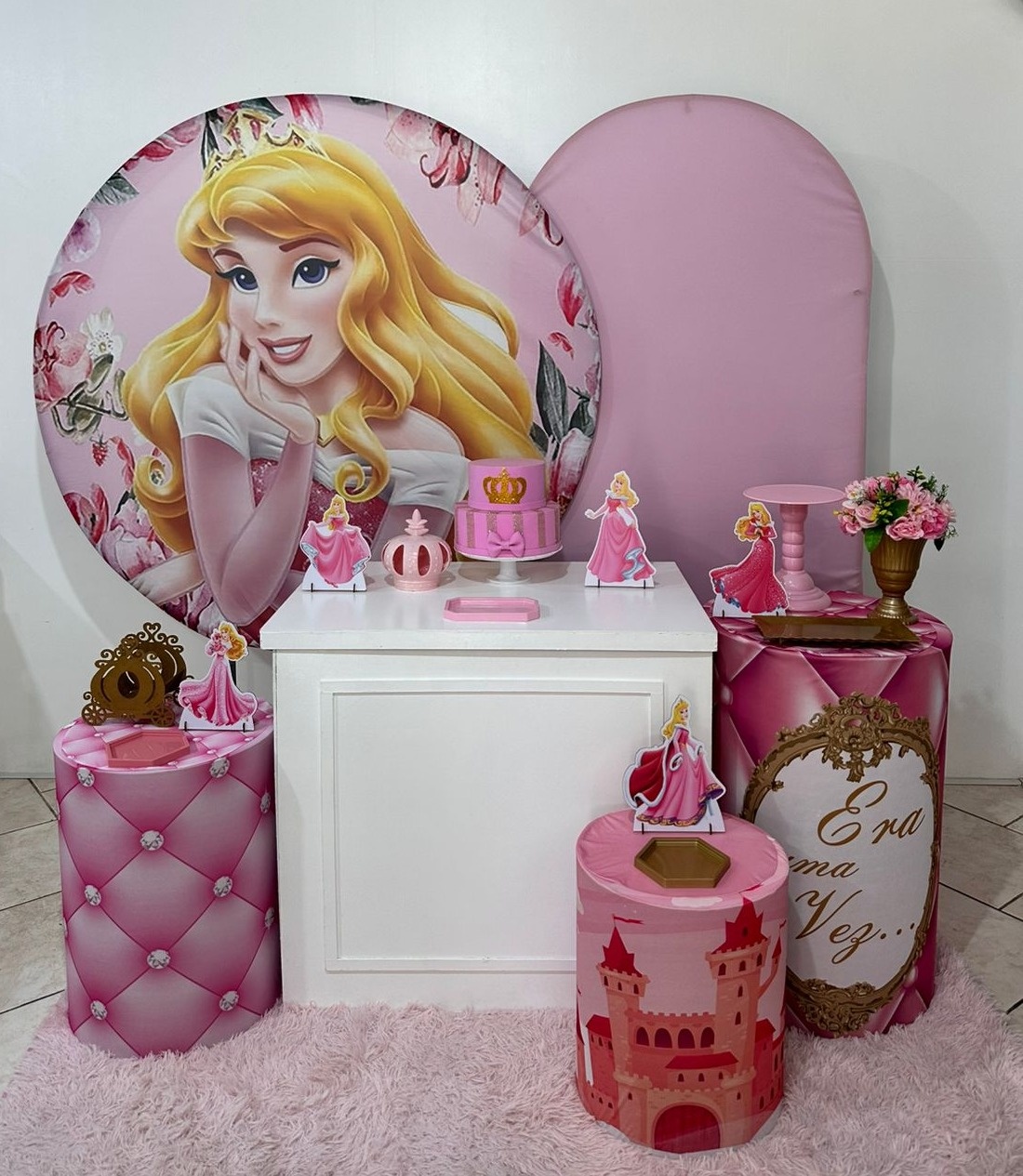 Kit 4 Princesa Aurora     - Michi Pegue e Monte