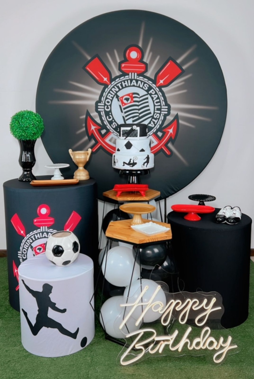 Kit Diamante Corinthians  - TudFestas