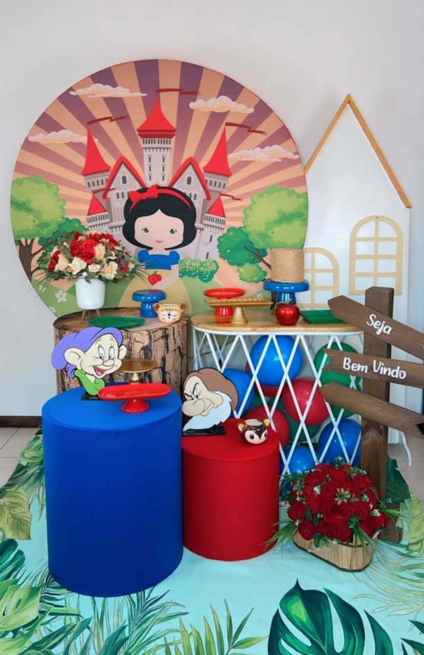 Composição Branca de Neve Baby Mod 6 - TudFestas