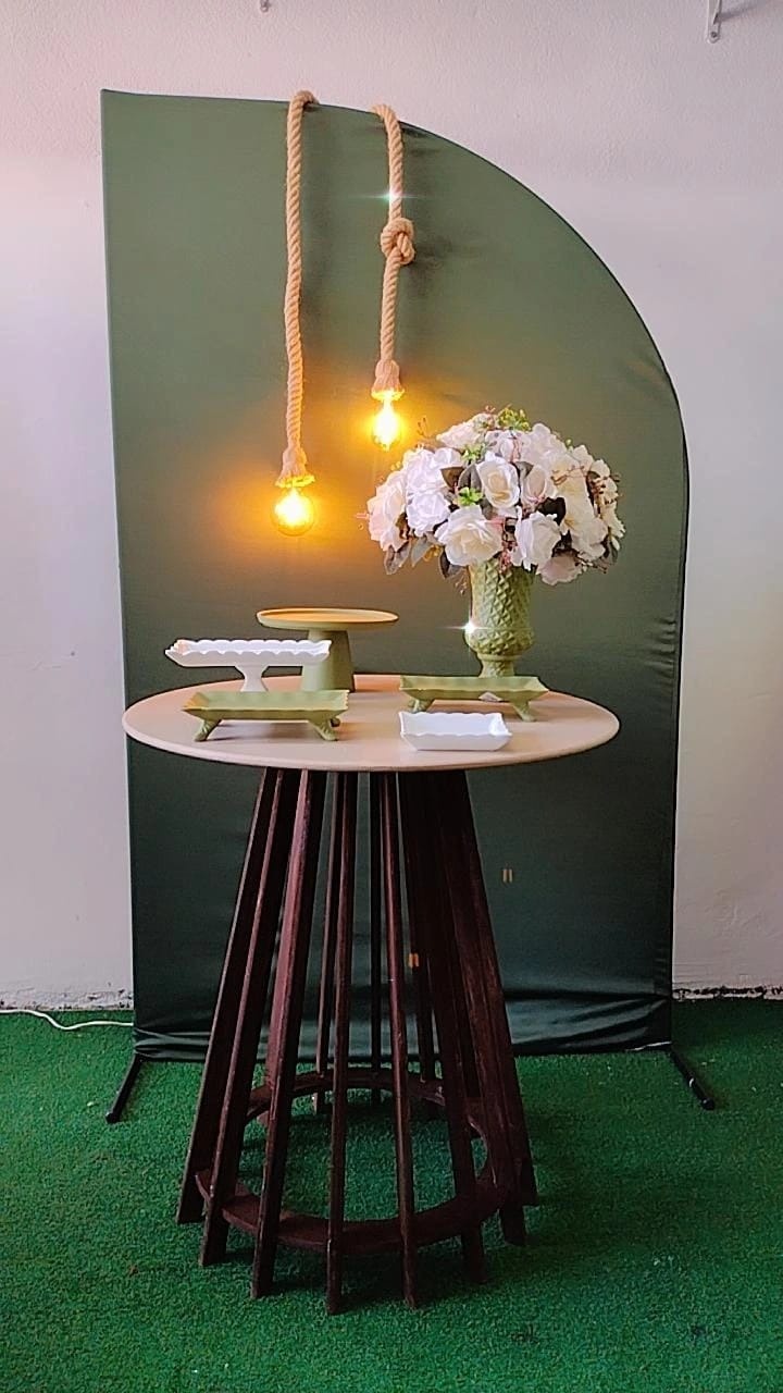 Verde Militar Com Branco - Composição - Modelo 2 - TudFestas