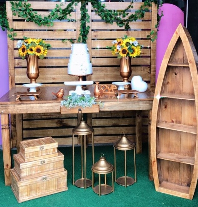 Composição Casamento Dourado - TudFestas