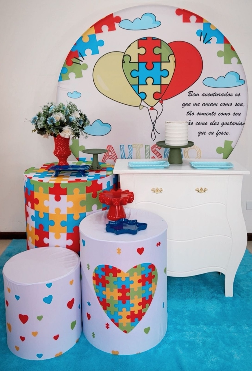 Kit Prata Autismo - TudFestas