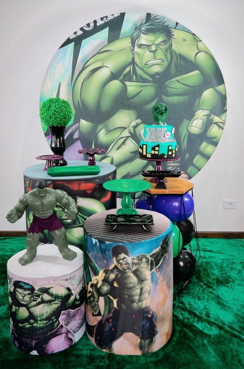 Kit Prata Hulk - Modelo 2 - TudFestas
