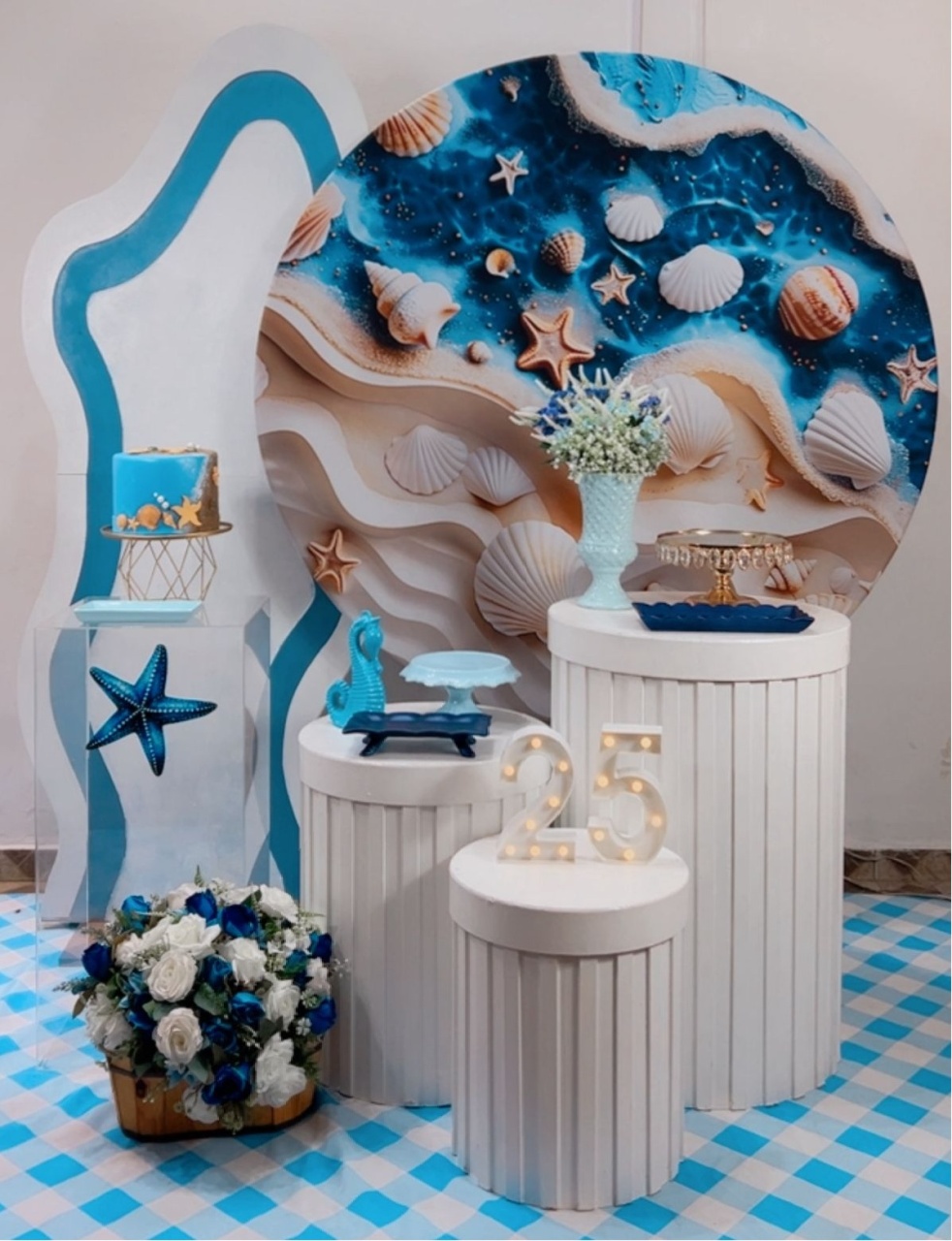 Composição Fundo Do Mar - Modelo 3 - TudFestas