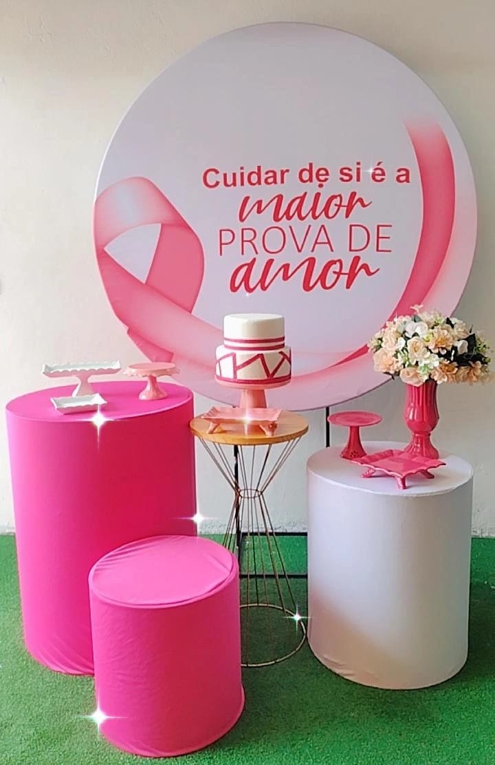 Kit Prata Outubro Rosa  - TudFestas