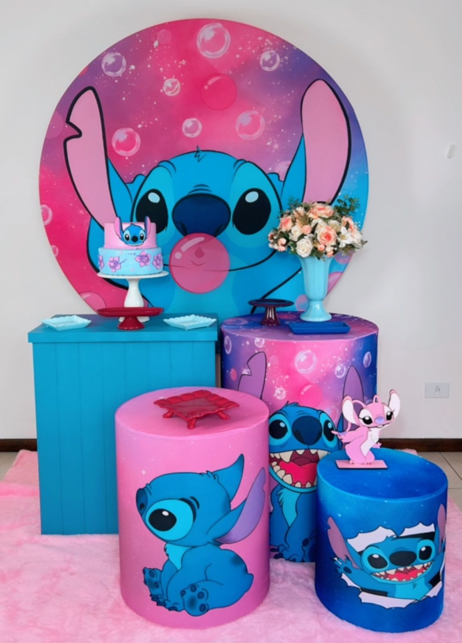 Kit Prata Lilo Stich 2 - Modelo 2 - TudFestas
