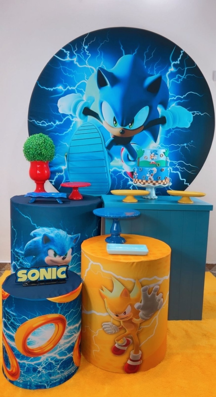 Kit Prata Sonic Raios  - TudFestas