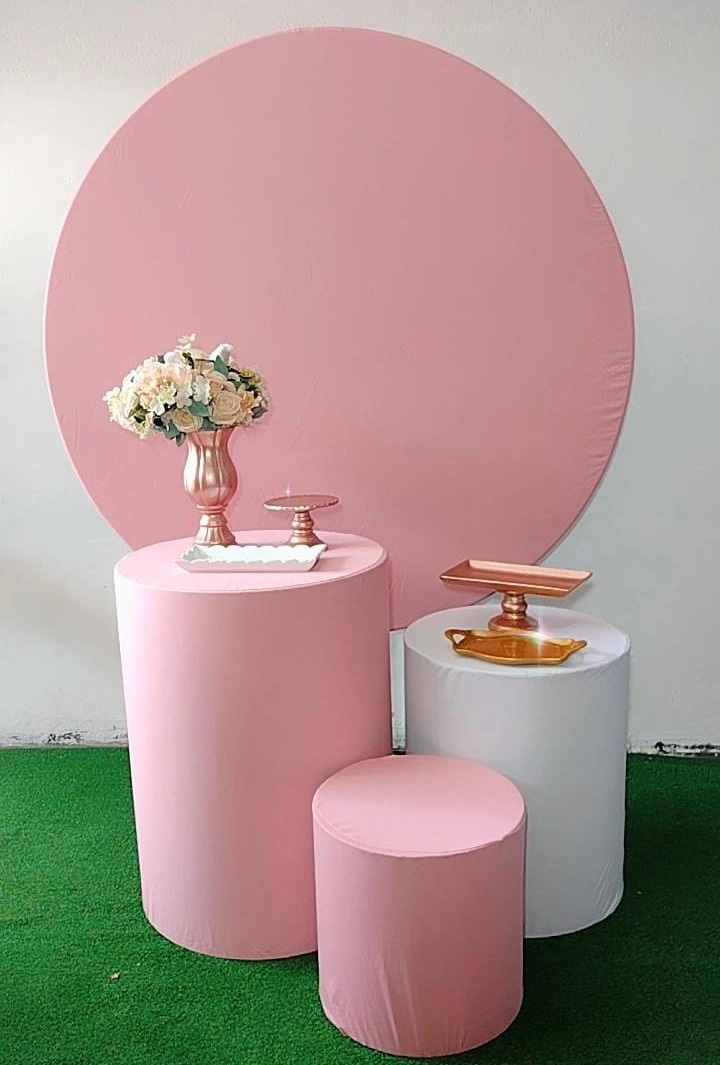 Kit Bronze Rose Com Branco - TudFestas