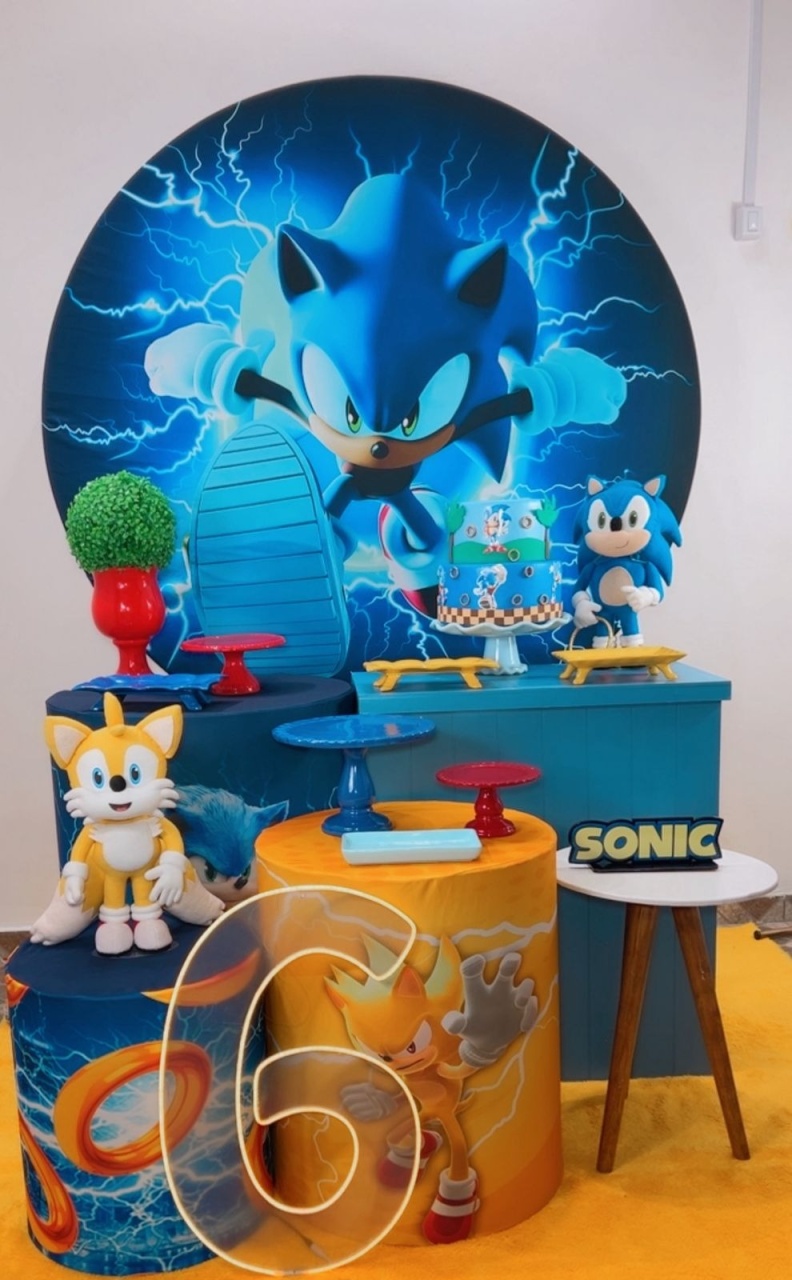 Kit Diamante Sonic Raios  - TudFestas