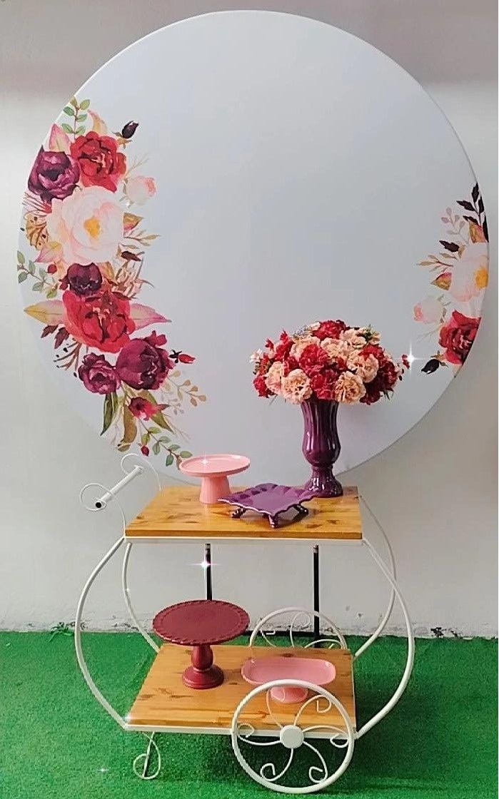 Composição Floral Marsala - Modelo 2 - TudFestas