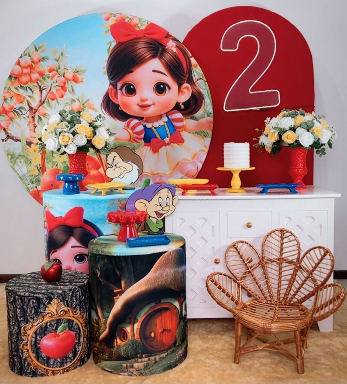 Branca de Neve Baby Composição Mod 13 - TudFestas