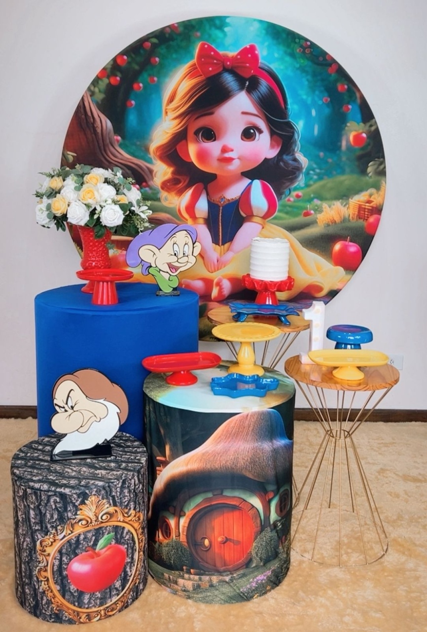 Kit Ouro Branca de Neve Baby - Modelo 6 - TudFestas