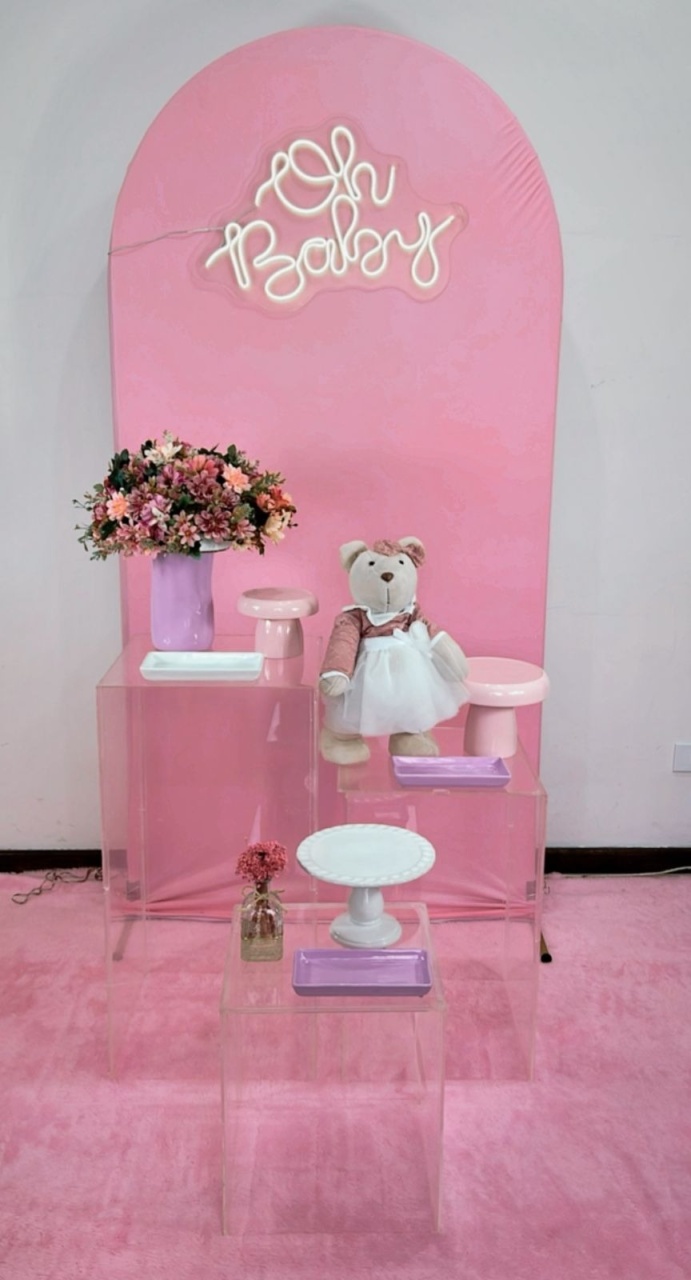 Composição Rosa - Modelo 3 - TudFestas