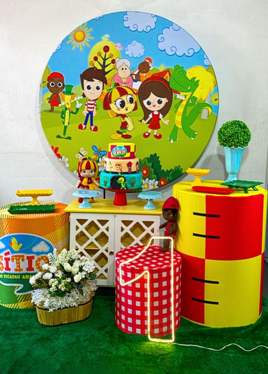 Kit Diamante Sitio Pica-Pau Amarelo Modelo 2 - TudFestas