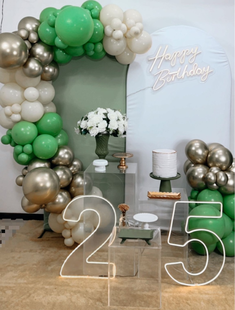 Composição Verde Menta  - TudFestas