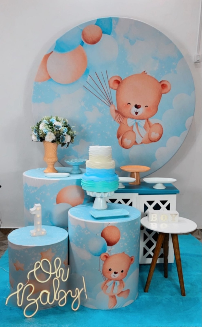 Kit Diamante Ursinho Baby - Modelo 2 - TudFestas