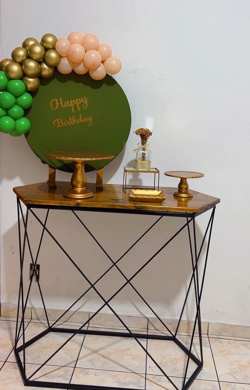 Kit Rubi Verde Musgo -Com Mesinha - TudFestas