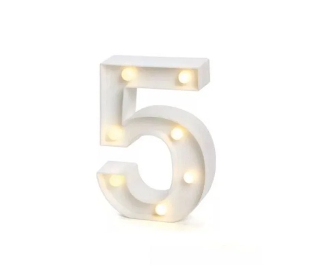 Led Número P 5 - TudFestas