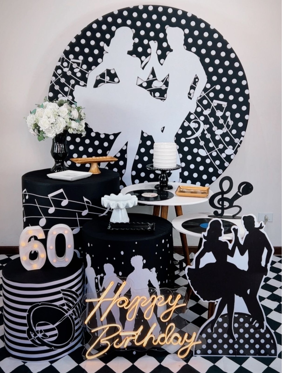 Kit Diamante Anos 60  - TudFestas