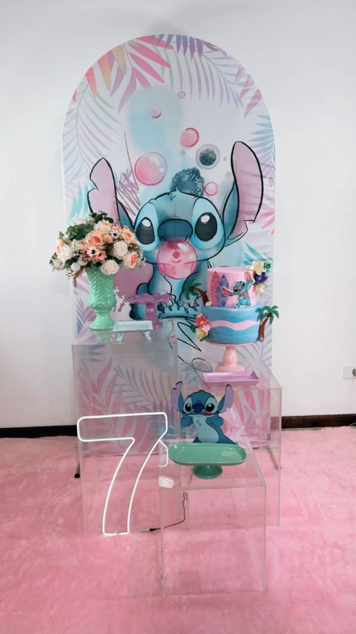Lilo Stitch Composição - Modelo 2 - TudFestas
