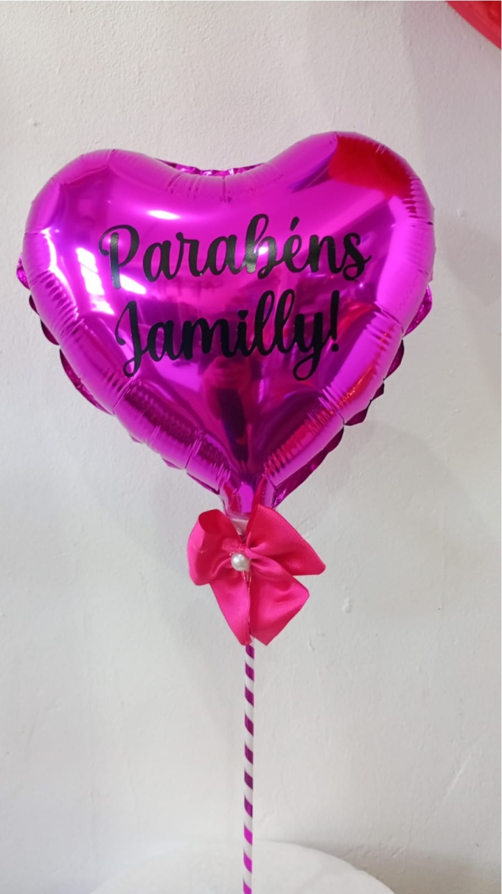 Balão Personalizado Coração - TudFestas