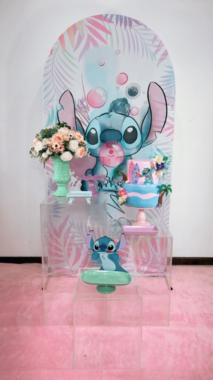 Lilo Stitch Composição - Modelo 3 - TudFestas