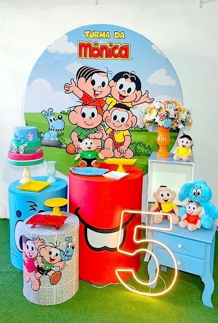 Kit Diamante Turma da Monica Mod 3 - TudFestas