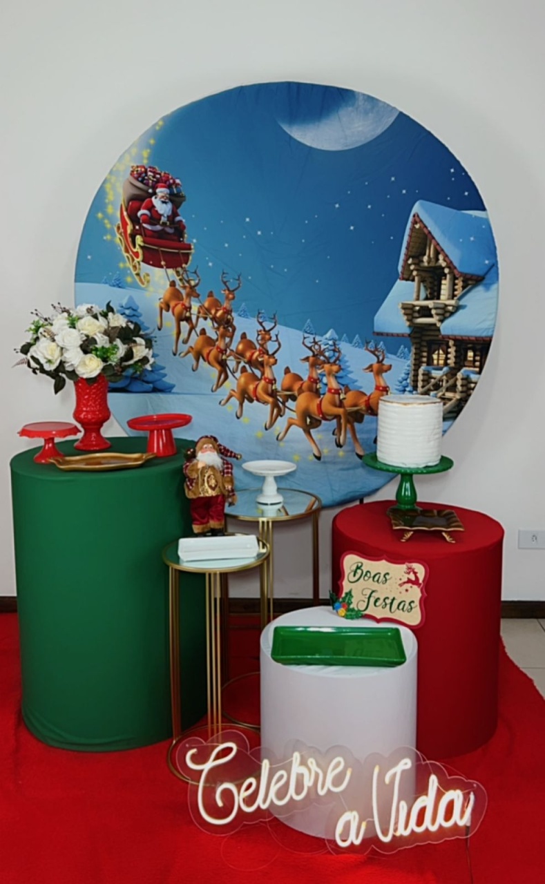 Kit Diamante Natal Rena  - TudFestas