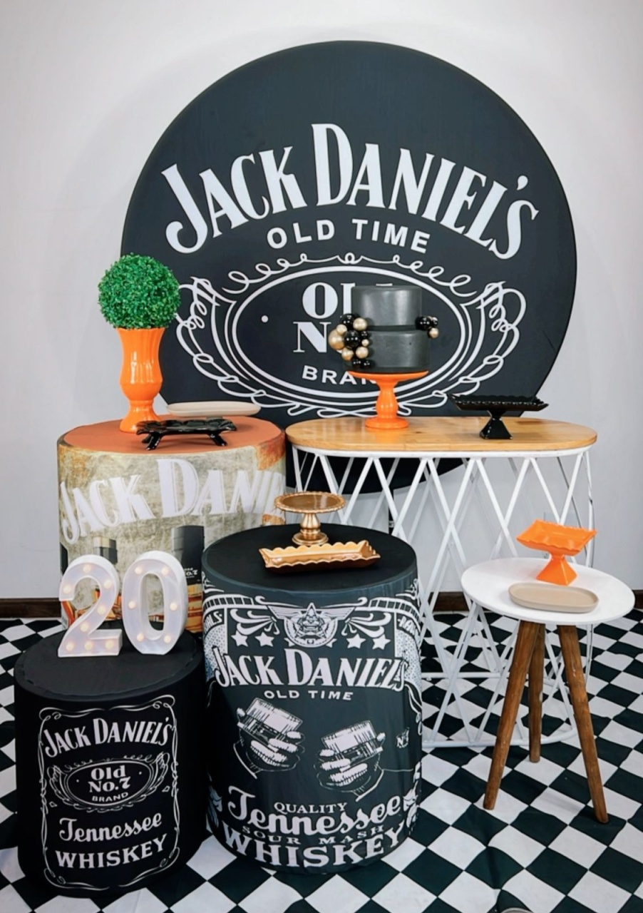 Kit Ouro Jack Daniels Modelo 2 - Mod 2 - TudFestas