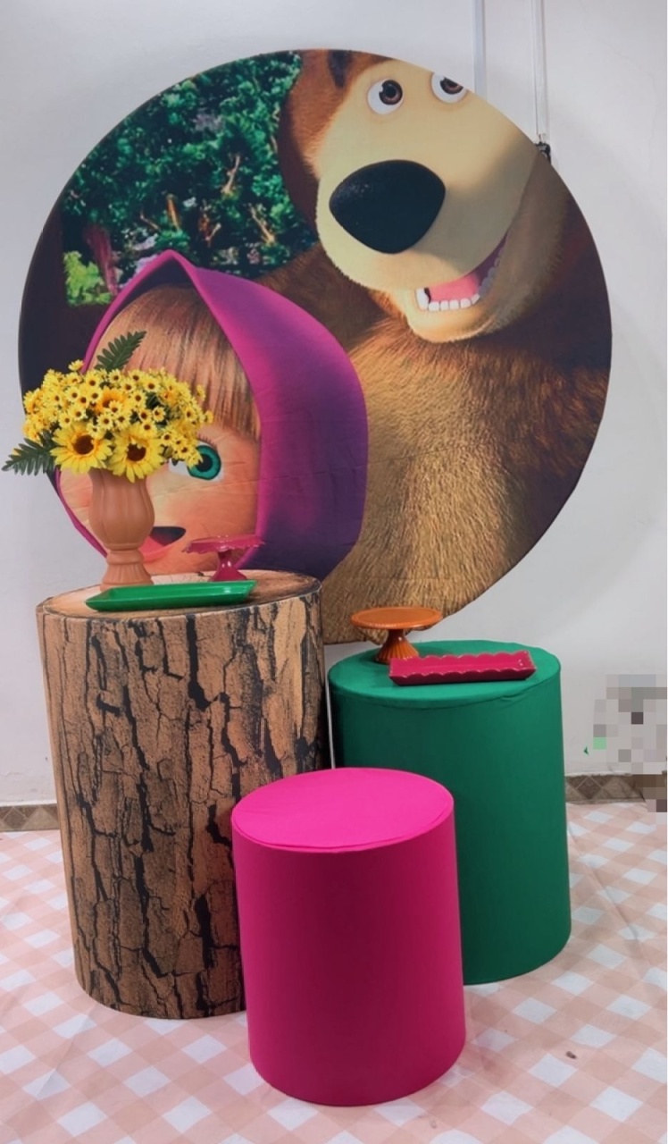 Kit Bronze Masha E Urso - TudFestas