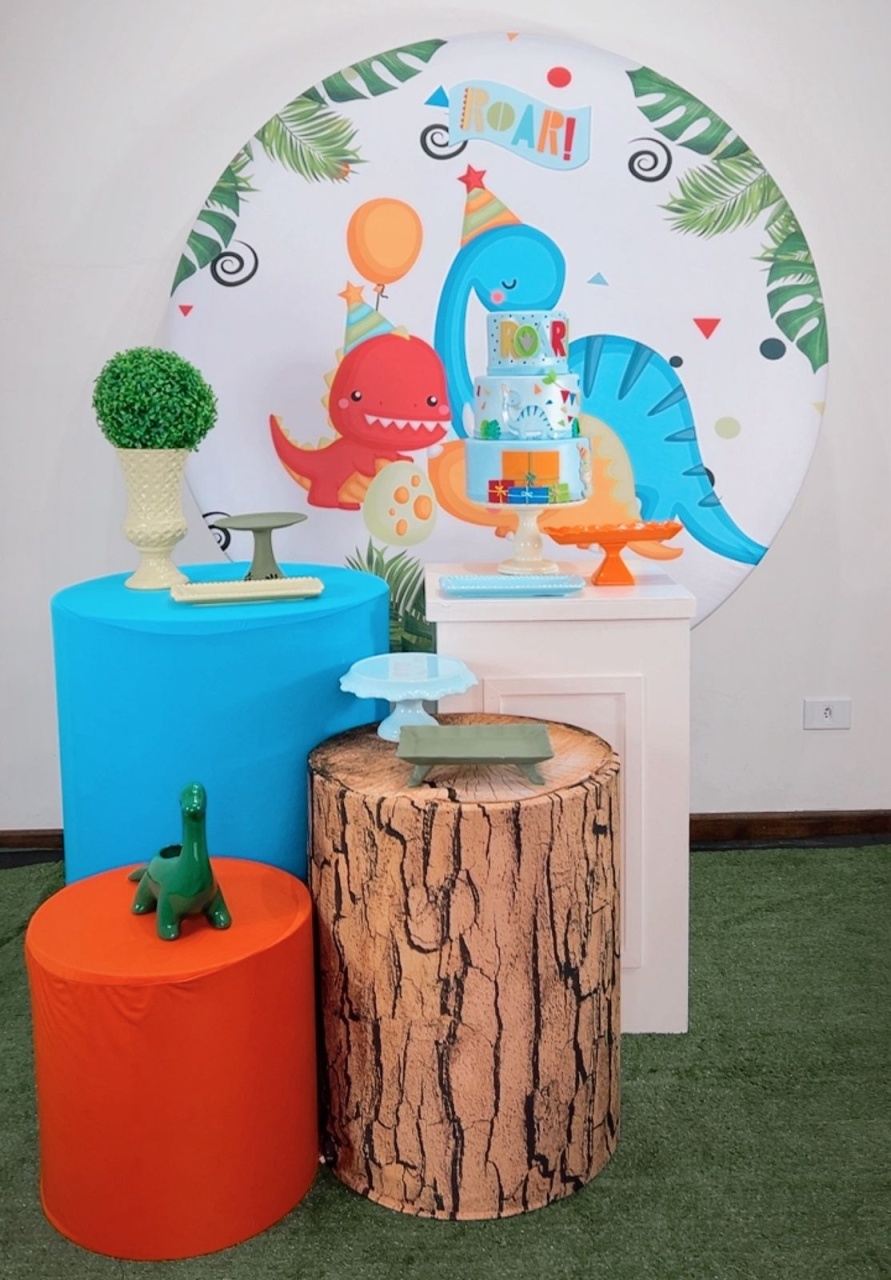 Kit Prata Dinossauro Baby Roar - Modelo 2 - TudFestas