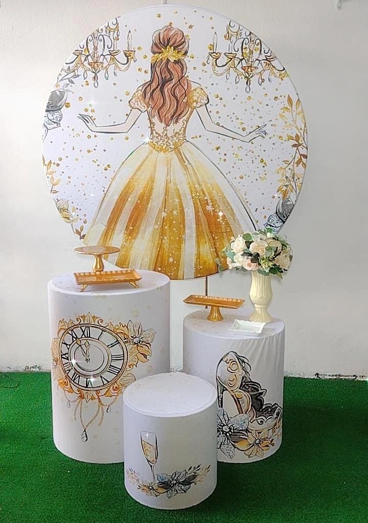 Kit Bronze Boneca Luxo - TudFestas