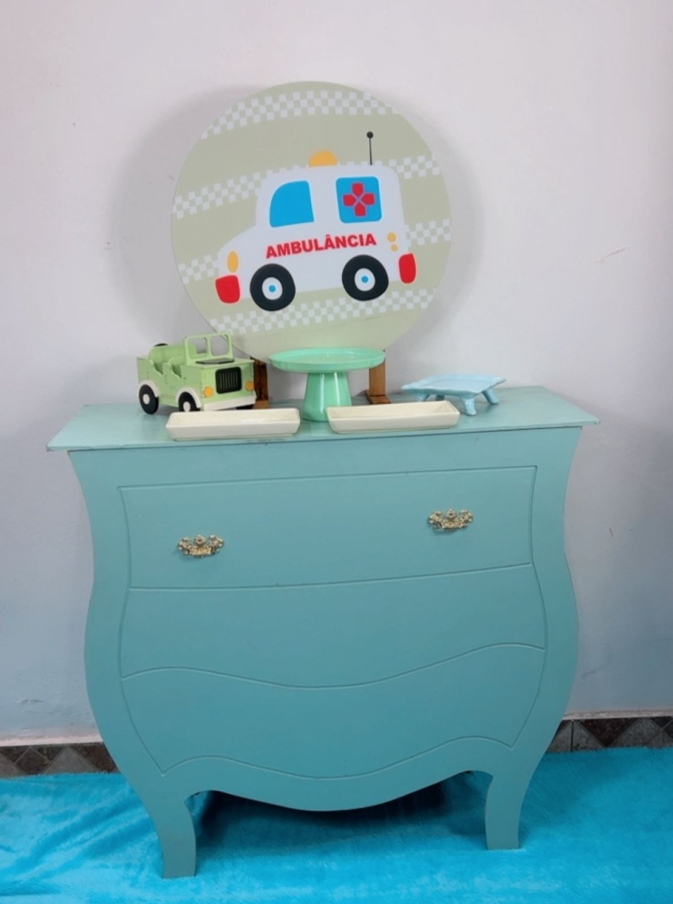 Kit Rubi Ambulância - Com Mesinha - TudFestas