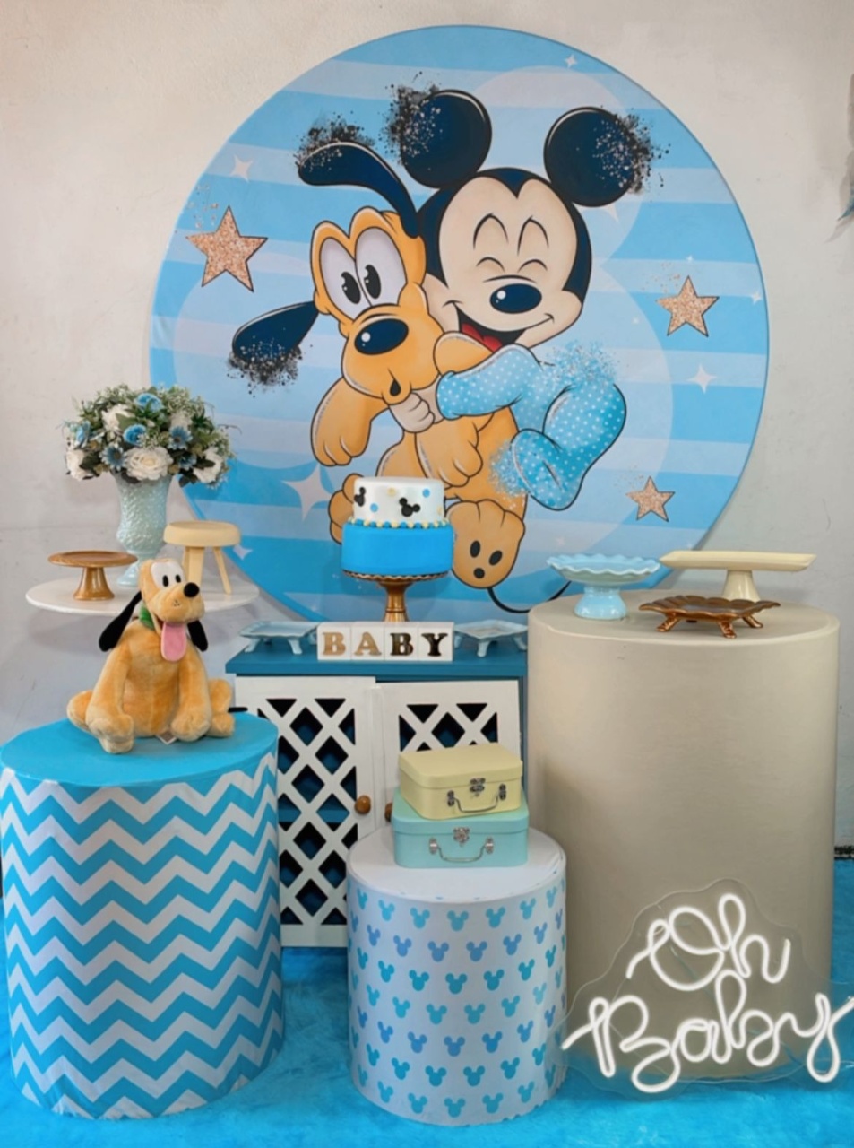 Kit Diamante Mickey Baby  - TudFestas