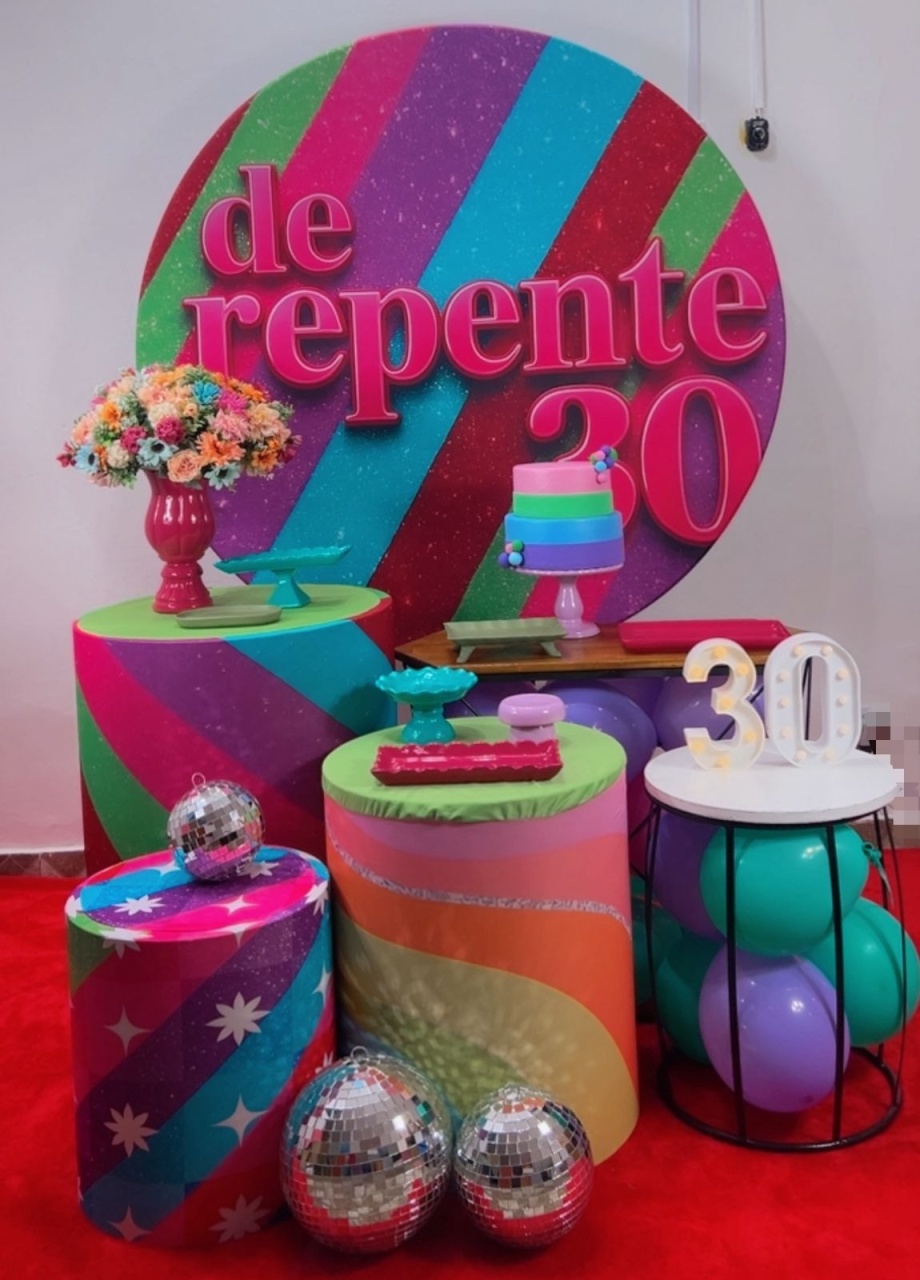 Kit Diamante de Repente 30 - Modelo 2 - TudFestas