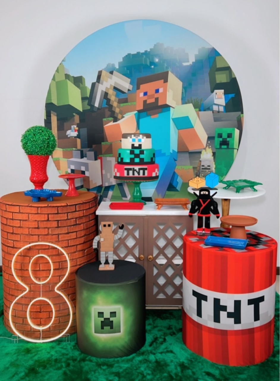 Kit Diamante Minecraft Mod.1  - TudFestas