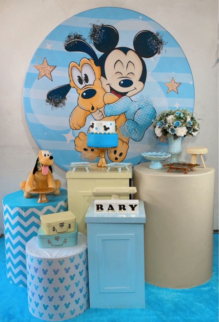 Kit Ouro Mickey Baby Opção 2 - TudFestas
