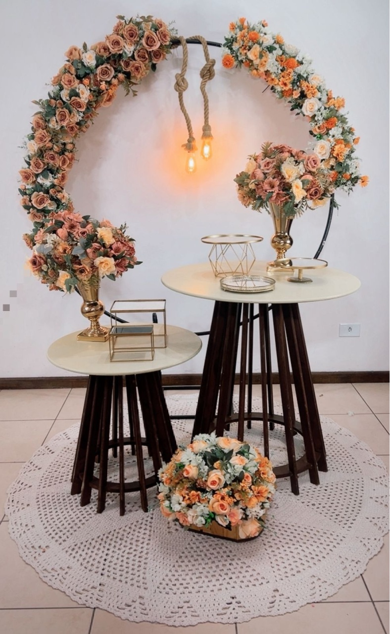 Composição Rose Peças Luxo - Modelo 3 - TudFestas