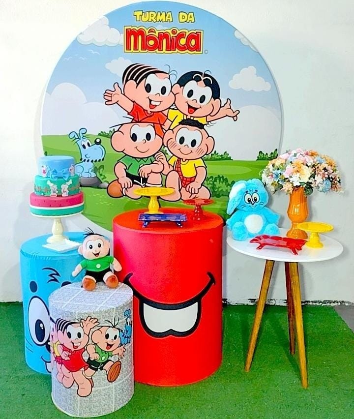 Kit Prata Turma da Monica - TudFestas