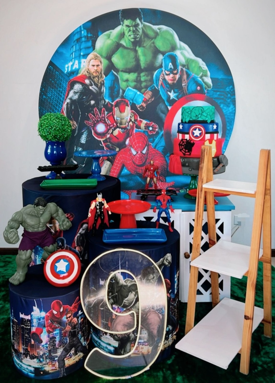 Kit Diamante Vingadores Filme - TudFestas
