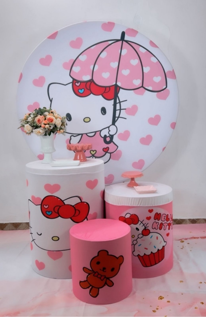 Kit Bronze Hello Kitty Confeiteira - TudFestas
