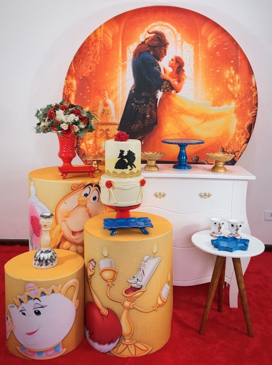 Kit Ouro Bela E A Fera Filme - TudFestas